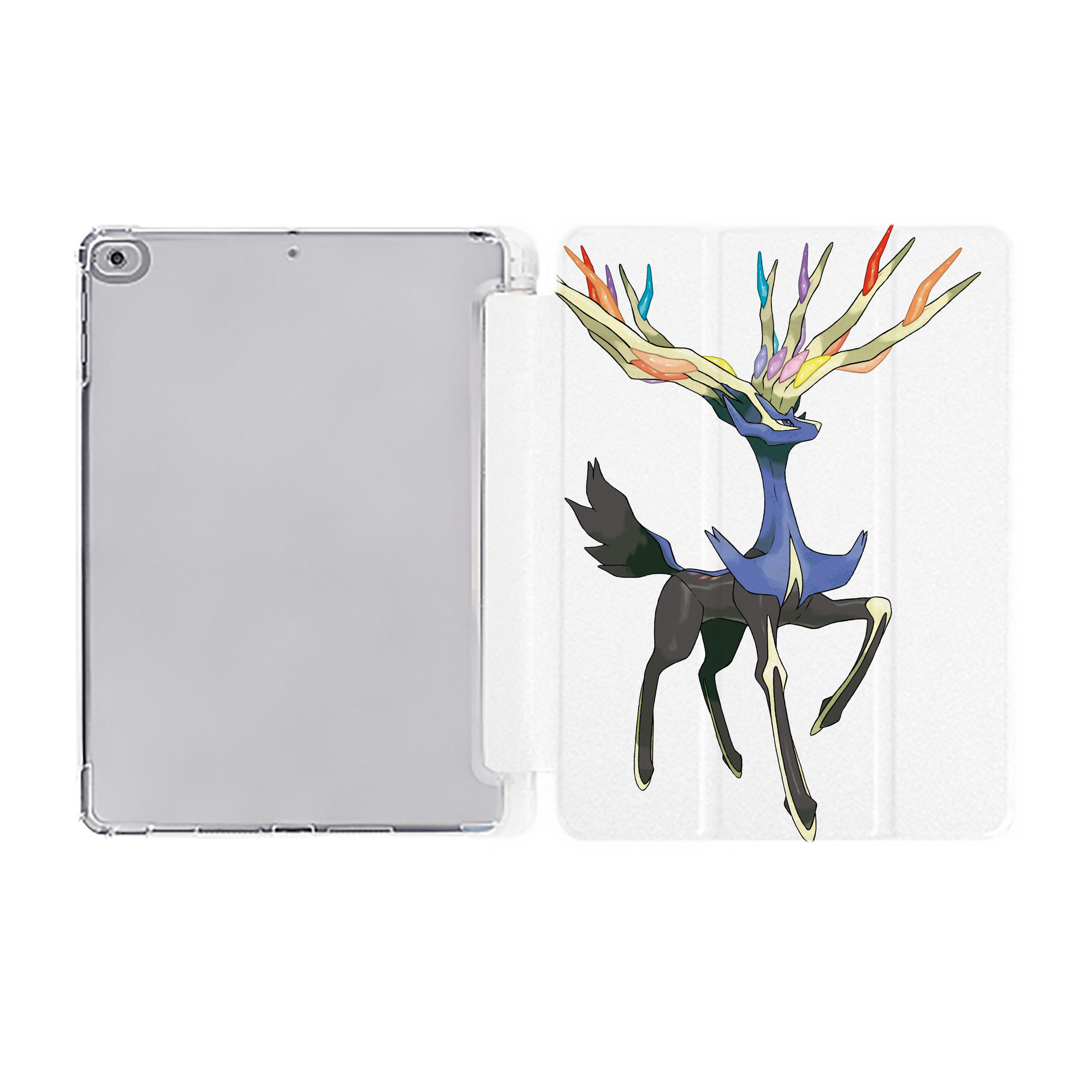 （画像用） ポケットモンスター Pokémon IPad ケース ペン収納付き 三つ折りスタンド PUレザー×シリコン 対応機種9.5/10.5/10.9インチ